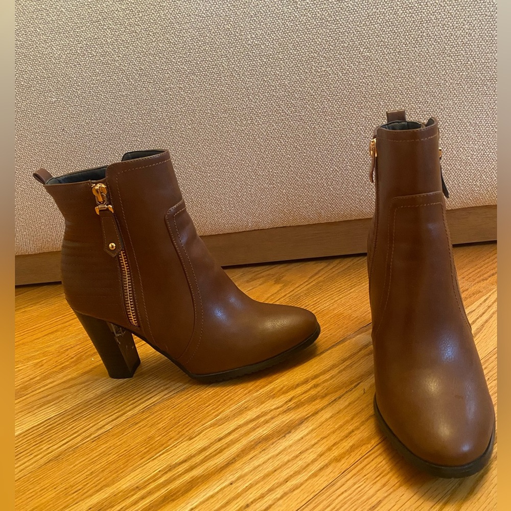 Tan Booties - Picture 6 of 8